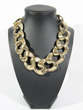 Vintage Monet Gold-Tone Link Necklace